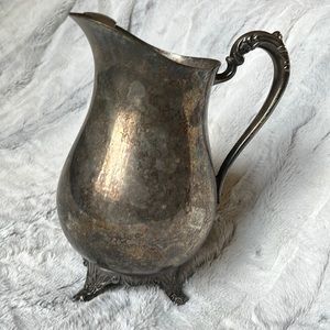 Vintage Silverplate Pitcher with Iceguard Silverplate Pitcher with icegu…